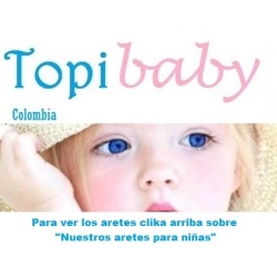 Aretes bebes Topaipi, aretes niñas Topaipi